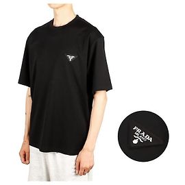 Prada SWMO Logo Short Sleeve T-Shirt Black