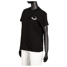 Moncler T-Shirt mit Logo-Patch Schwarz
