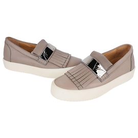 Giuseppe Zanotti SLOANE BIREL Metal Slip-on Marrone