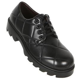 Bottega Veneta Scarpe Derby con lacci Strut Grid Nero