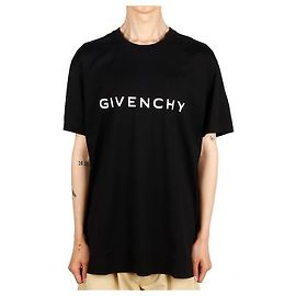 Givenchy Archetype Logo Short Sleeve T-shirt Black