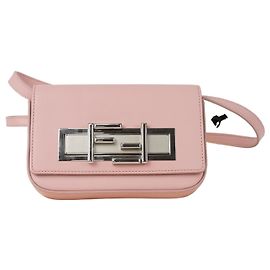 Fendi Mini bolsa de ombro cruzada Rosa