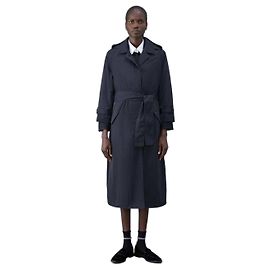 Thom Browne Poly Twill Overcoat Black