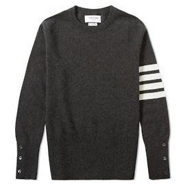 Thom Browne Maglione in cashmere classico Marrone