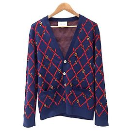 Gucci Wollstrickjacke Blau