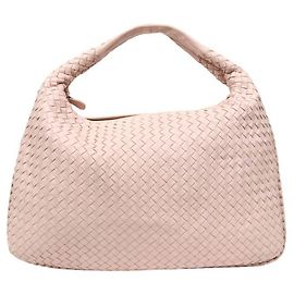 Bottega Veneta Helle rosa gewebte Tasche Pink