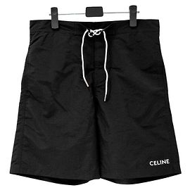 Céline Nylon Swim Shorts Black