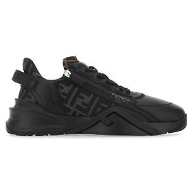 Fendi Leder Lowtop Sneakers Schwarz