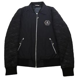 Philipp Plein Quilted Jacket Black XL Black