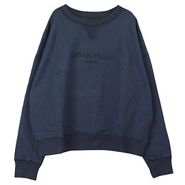 Maison Martin Margiela Reverse Logo Sweatshirt Blau