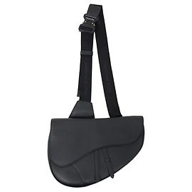 Dior Black Saddle Bag Black