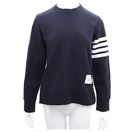 Thom Browne Diagonal Men's Sweatshirt Blue