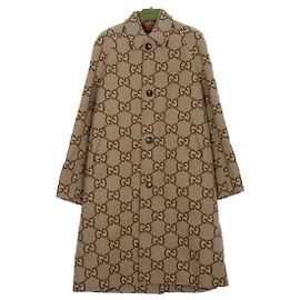 Gucci Monogram Single Coat Size Brown