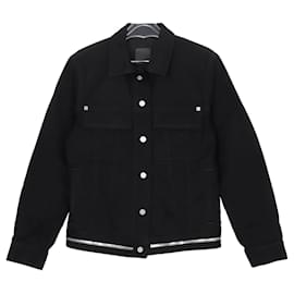 Givenchy Zip Denim Jacket Size Black