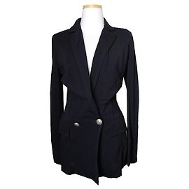 Valentino Navy Blue Jacket Blue