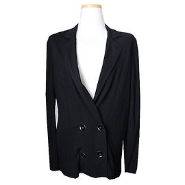 Stella Mc Cartney Giacca nera a doppio bottone Stella McCartney Nero