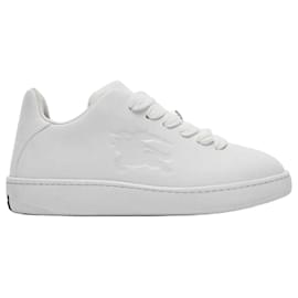 Burberry Tênis de couro Box Branco