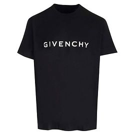 Givenchy Camiseta Oversized de Algodón Negro