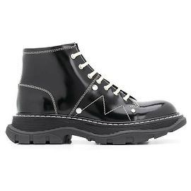 Alexander Mcqueen Schnürstiefel Schwarz