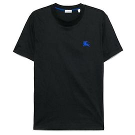 Burberry Camiseta de algodón de manga corta Negro