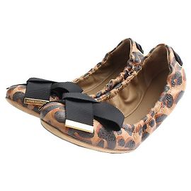 Louis Vuitton Zapatos planos de leopardo Multicolor