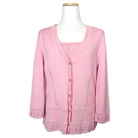 Escada Conjunto de dos piezas de punto rosa Rosa