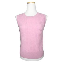 Sandro Colete de lã e cashmere rosa claro Rosa