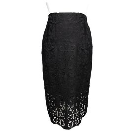 Sandro Gonna in pizzo nero Nero