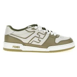 Fendi Tênis baixos de couro Branco