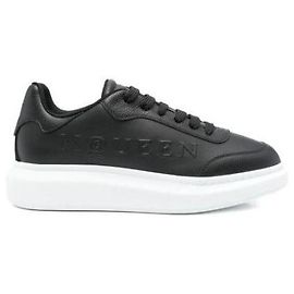 Alexander Mcqueen Schwarze Leder-Sneaker Schwarz