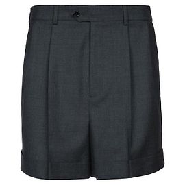 Céline School Boy Wool Shorts Black