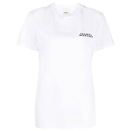 Isabel Marant T-Shirt mit kurzen Ärmeln Weiß