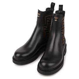 Fendi Botas Biker Preto