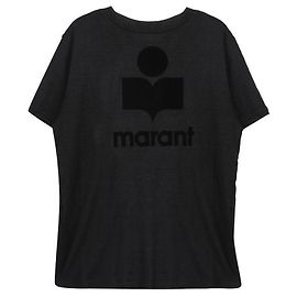 Isabel Marant T-shirt Logo pour femme Noir
