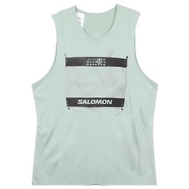 Maison Martin Margiela T-Shirt mit abstraktem Druck Blau