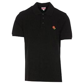 Kenzo Polo Slim Ricamato Pop Nero