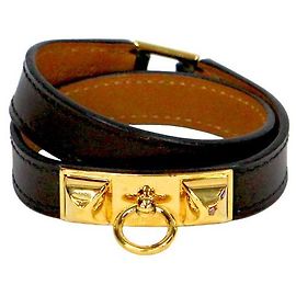 Hermès Bracelet Medor Taille Marron