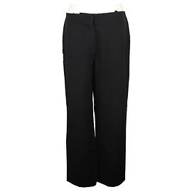 Jil Sander Black Wool Pants Black