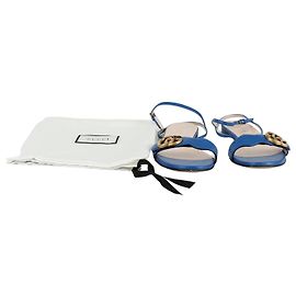 Gucci GG Marmont Strap Sandals Blue