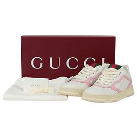 Gucci Baskets Reweb Blanc