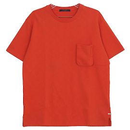 Louis Vuitton Size Logo Pocket T-Shirt Orange