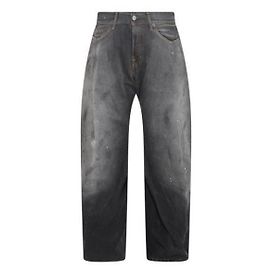 Acne Jeans Coupe Lâche Noir