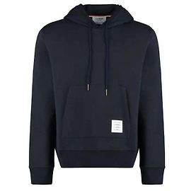 Thom Browne Moletom de jersey com bolsa de laço em bordado inglês e flores Azul
