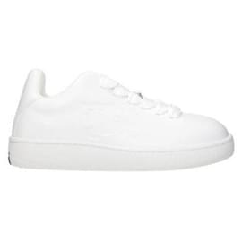 Burberry Box Leder Sneaker Weiß