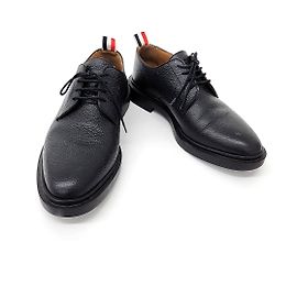 Mocassini Thom Browne in pelle nera Nero