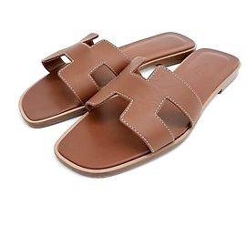 Hermès Sandali Oran Hermes Marrone