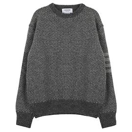 Thom Browne Pull à col rond pour homme Marron