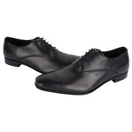 Mocasines Prada de cuero negro Negro