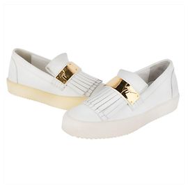 Giuseppe Zanotti BIANCO BIREL Metal Slip-On Weiß