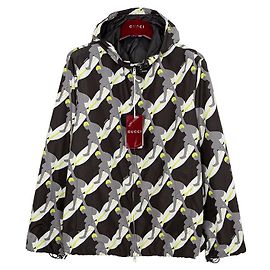 Gucci Technische Windjacke Größe Braun
